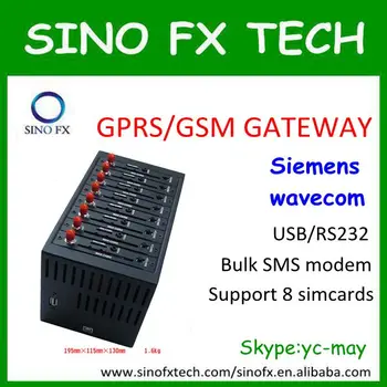 

GPRS modem pool original MC56 module 8ports GPRS gateway Quad band