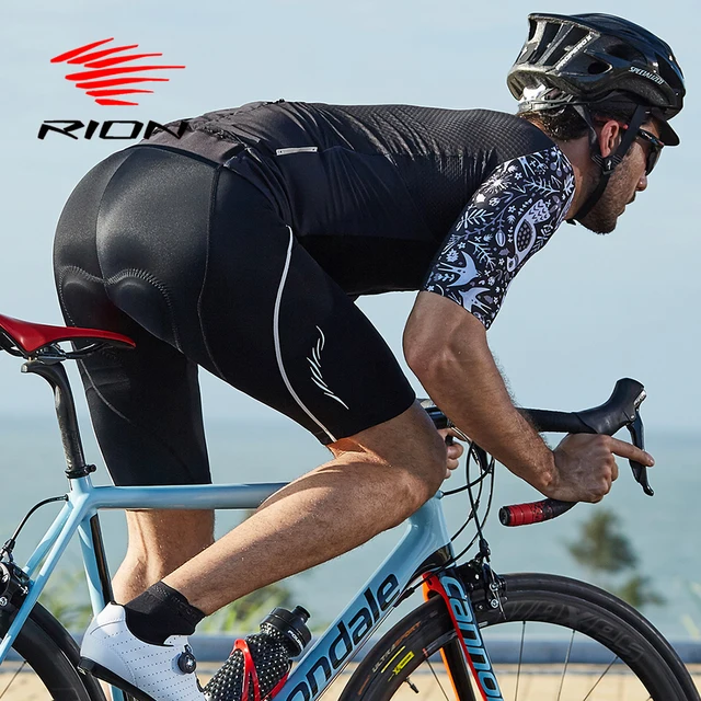 RION Cycling Men MTB Mountain Bike Shorts Gel Padded Tights Bicycle