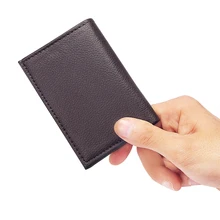 Новинка, брендовый короткий кошелек из искусственной кожи для мужчин, держатель для кредитных карт, кошелек для монет, Винтажный Мужской клатч, Черная Мужская маленькая сумка для денег