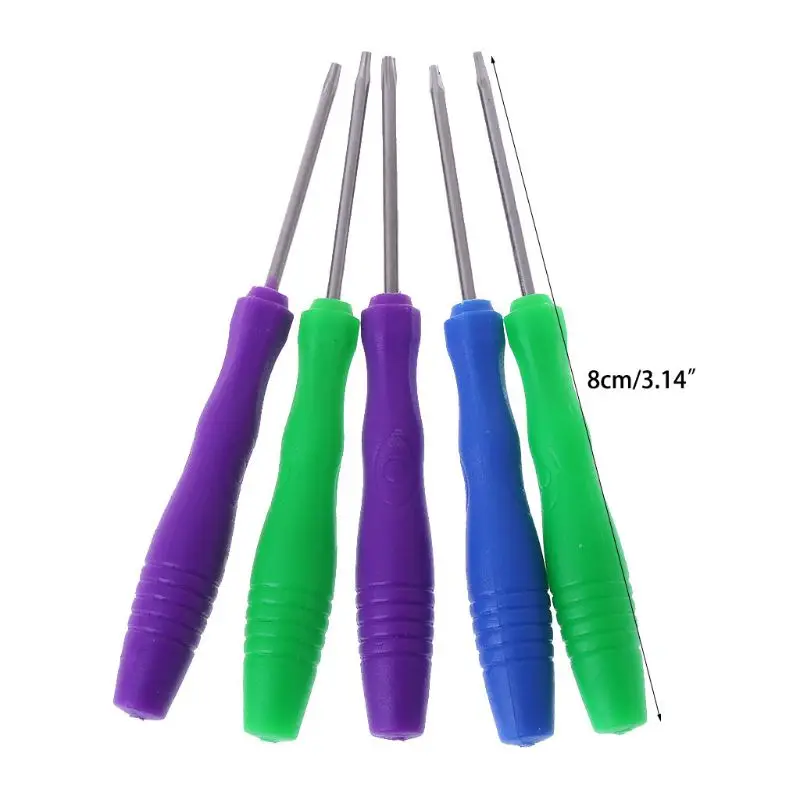 

5 In 1 Torx Magnetic Screwdriver Set Hand Tools Repair Open Kit T2 T3 T4 T5 T6 77UC