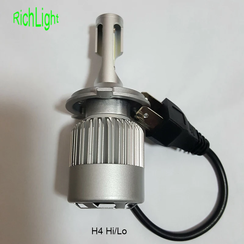 12V H1 H3 H7 HB1 9004 HB3 9005 HB4 9006 HB5 9007 H4 по технологии COB светодиодный головной светильник