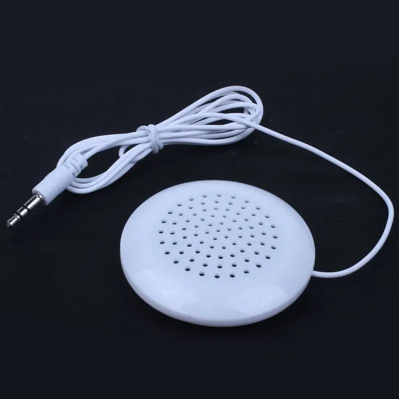 Новый 3 5 мм портативный мини динамик Pad для MP3 MP4 CD iPod Phone белый|Портативные колонки|