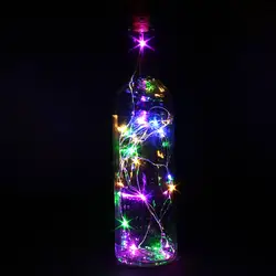 Kupferdraht Flasche пробка Licht струнные Феи огни вечерние Декор мотня 20LED