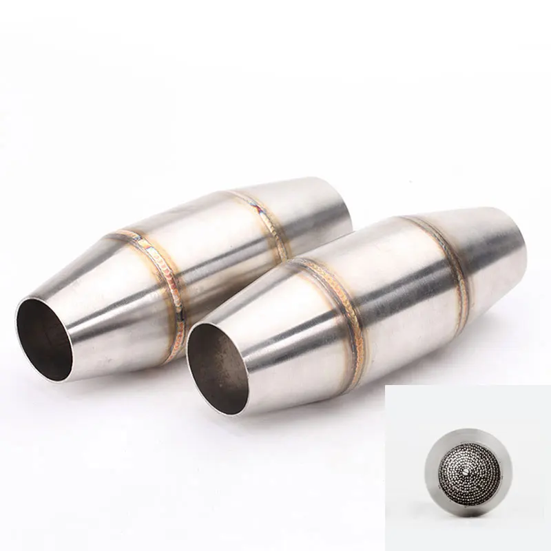 

Universal Motorcycle Exhaust Catalyst Mid Pipe 35MM Modified Muffler Expansion Chamber Sports Escape MOTO Katalysator Motorrad