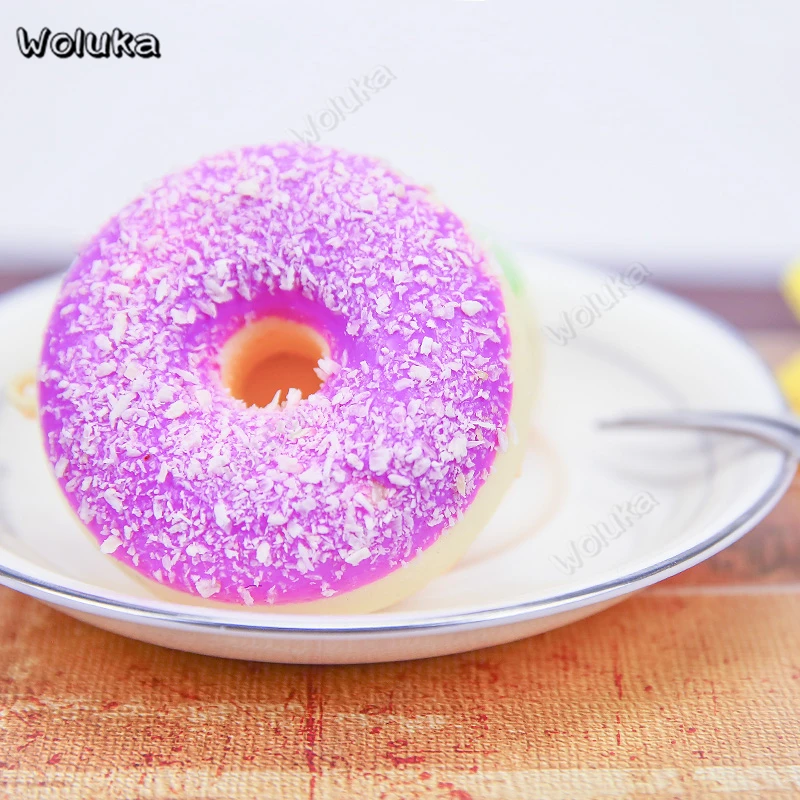 

20PCS Donut Model with Sugar Chip Sprinkles Window Desktop Decoration Product Soft Cake Food Photography Accessories CD50 T10