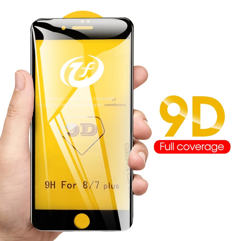 GerTong 9D Volle Abdeckung Gehärtetem Glas Für iPhone 7 8 Plus 6 S 6 S Plus Screen Protector 9 H ne