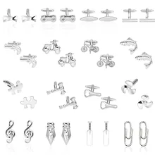 Memolissa, классические одноцветные серебряные запонки, 18 видов конструкций, простые мужские запонки, подарки для мужчин, Gemelos para hombre camisa