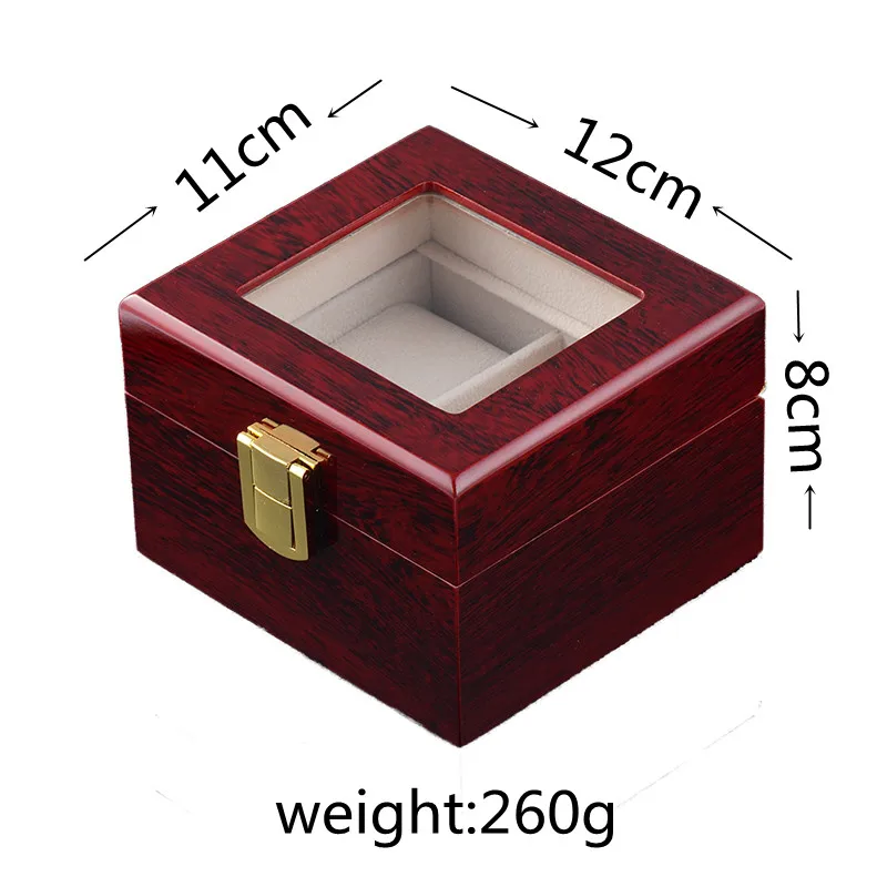 Роскошные часы Коробки MDF наручные упаковочной коробки прямоугольник хранения
