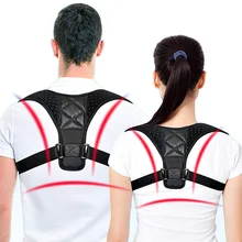 Корректор осанки плечевой пояс поддержки для взрослых и детей формирователь тела ортопедическая поза для мужчин удерживающий корсет жилет постурал фитнес