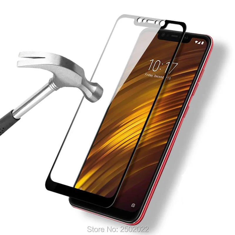 Закаленное стекло для Xiaomi Pocophone F1 Защитное экрана Ksiomi Xiomi Xiami Xaomi Xiao Mi F 1 1f защитная