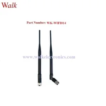 5.0dbi RP-SMA Мужской прямой антенна wifi Складная 2,4 ГГц Zigbee резиновая антенна