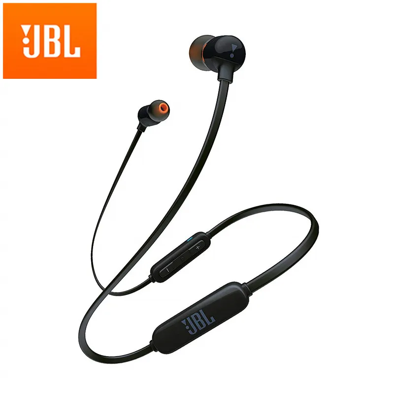 JBL TUNE T110BT беспроводные Bluetooth наушники Магнитная Спортивная гарнитура музыкальные наушники Поддержка громкой связи звонки с микрофоном