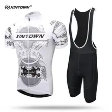 XINTOWN 2018 Short Sleeve Cycling Jersey Set MTB Bike Clothing Summer Bicycle Jerseys For Men Sweat Maillot Ropa Ciclismo