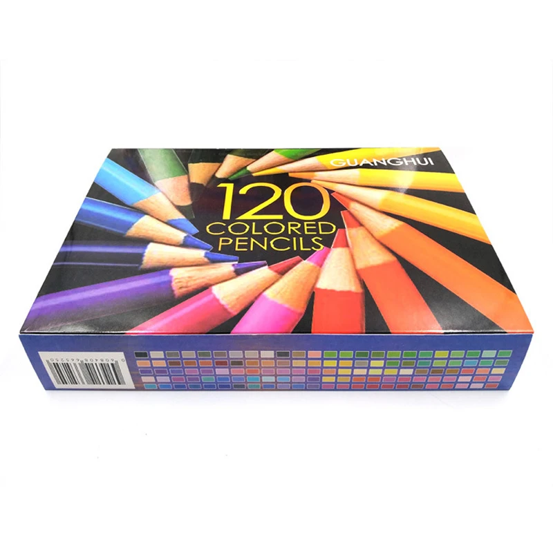 Online 120 teile los 120 Farben Wood Buntstift Malerei Zeichnung Schreibwaren Künstler Öl Farbe Skizze Kunst Bleistifte Geschenke School Supplies