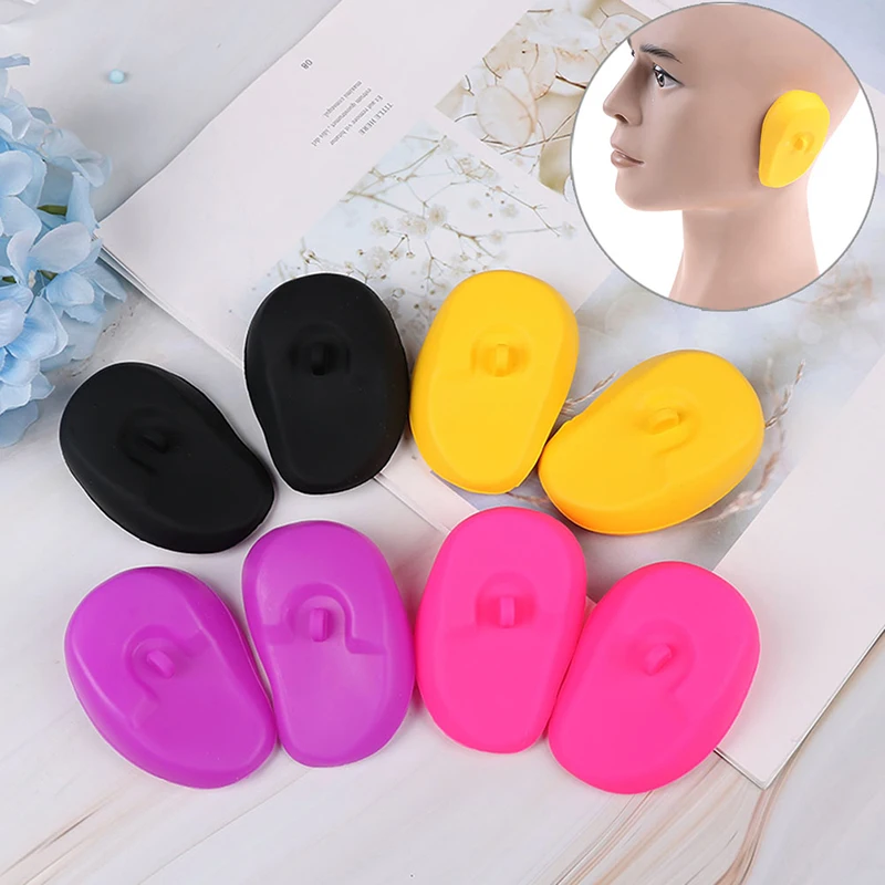 New 1 Pair Clear Silicone Ear Cover Diving Shower Soft Anti Noise Snoring Sleeping Ear Plug High