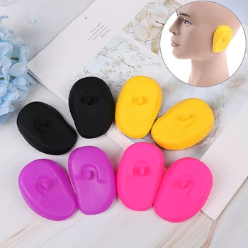 

New 1 Pair Clear Silicone Ear Cover Diving Shower Soft Anti-Noise Snoring Sleeping Ear Plug High Quality