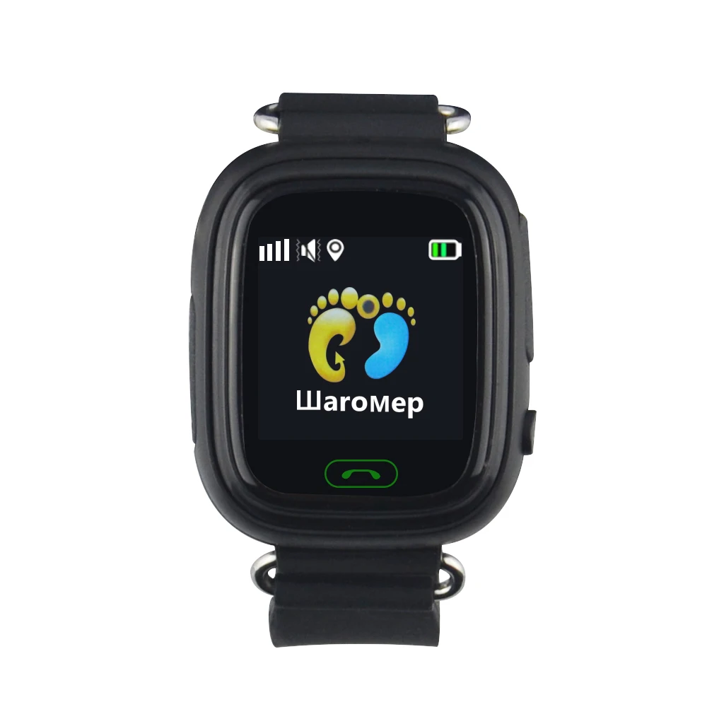 Смарт часы Q90 с сенсорным экраном Wi Fi GPS трекер локатор безопасное оповещение о