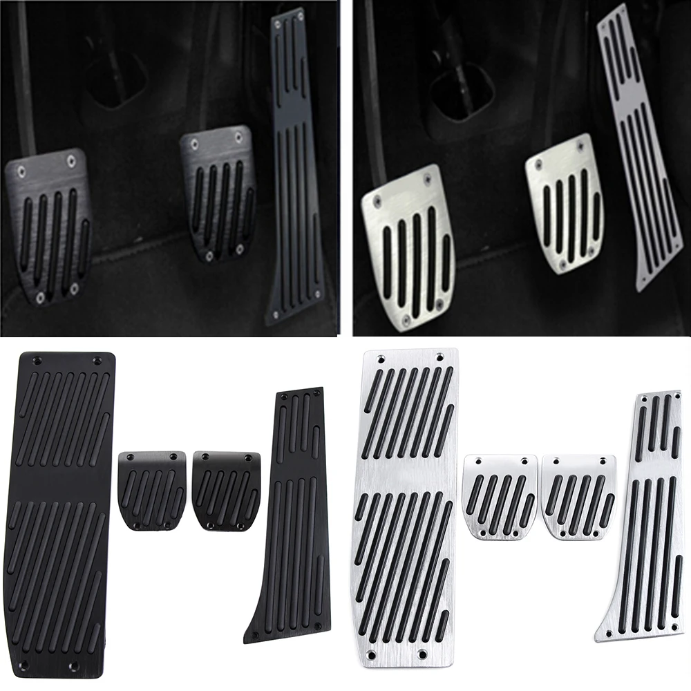 Acondicionamiento interior Pedales MT Coche goma antideslizante aluminio Juego de pedales Antideslizante tapa Pedal para 3 Serie E46 316i 318i 320i 32 raghuinstech.com
