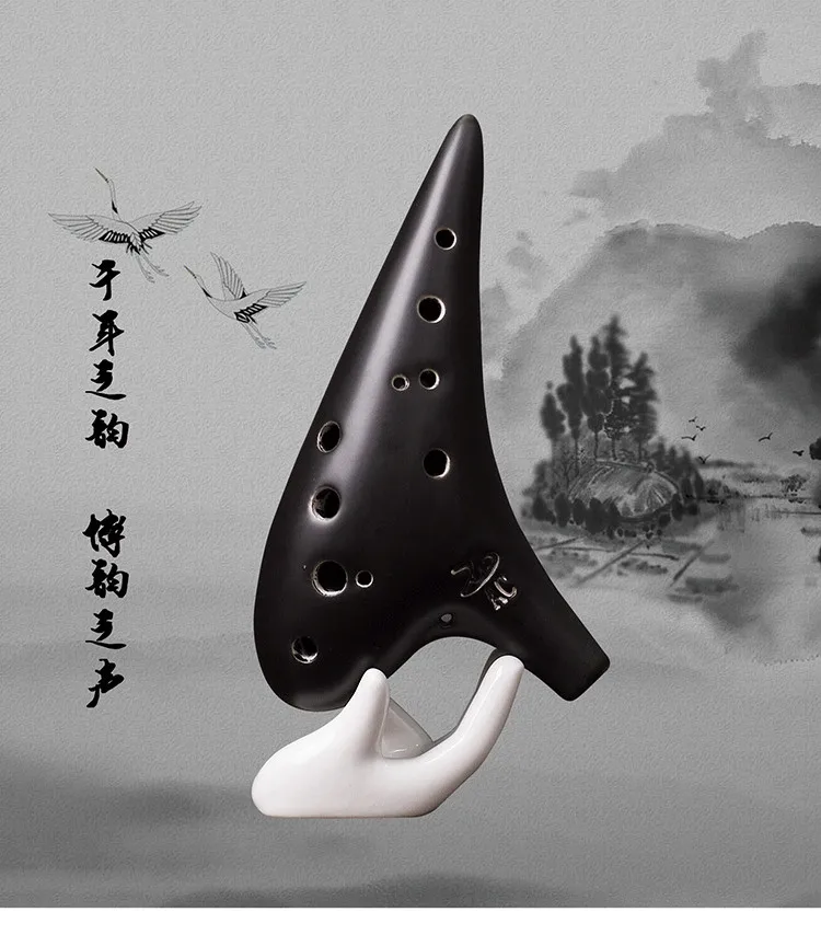 Professional 12 Holes AC Ocarina Flute Musical Instrumentsin Ocarina
