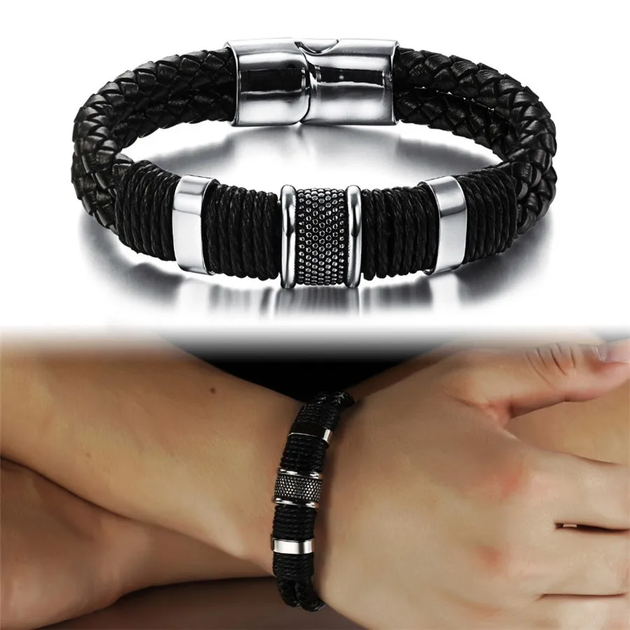 OPK-Handmade-Genuine-Leather-Weaved-Double-Layer-Man-Bracelets-Casual-Sporty-Bicycle-Motorcycle-Delicate-Cool-Men (1)
