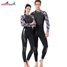 DIVE& SAIL 1,5 мм неопреновый гидрокостюм для женщин и мужчин теплый цельный гидрокостюм для подводного плавания и серфинга