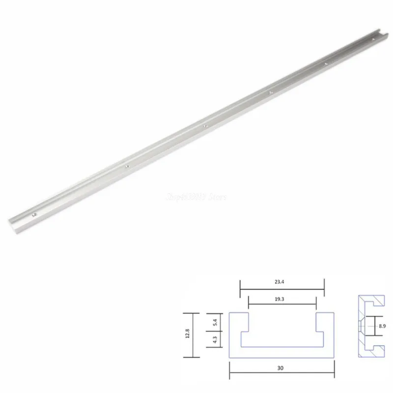 300/400/500/600/800/1000 мм Стандартный алюминиевые Т-образная дорожка, дорожка/Слот для фрезерный станок деревообрабатывающий инструмент «сделай сам»