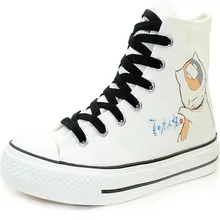 Nuevas mujeres/hombres ocasionales high-top zapatos de lona estudiante diario de Dibujos Animados Anime Libro de Amigos de Natsume Cosplay Zapatos tamaño 35-43