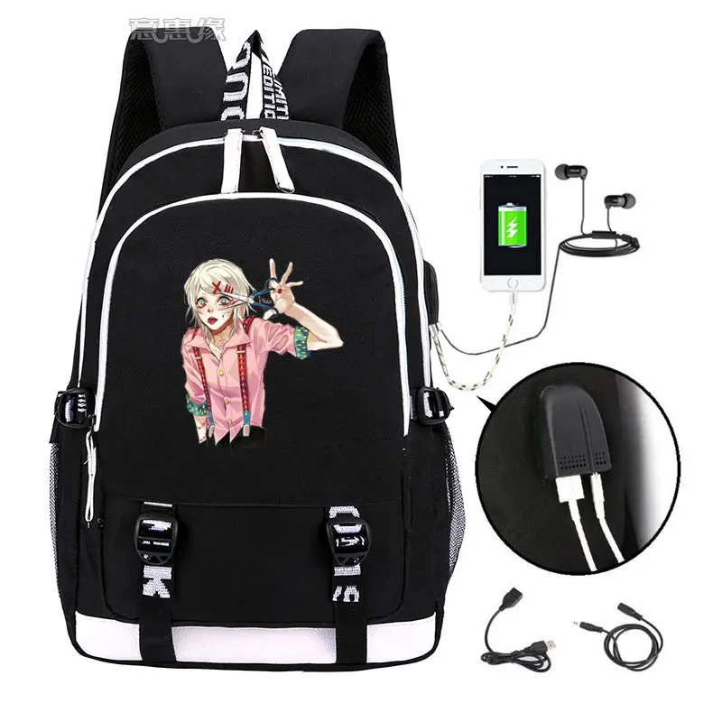 Рюкзак Kaneki Ken, модный рюкзак для ноутбука с usb, школьная сумка для мальчиков и девочек-подростков, Детская классная сумка для книг