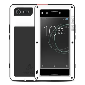 

LOVEMEI Dirt-resistant Anti-knock Metal Aluminum Case with Gorilla Glass for SONY Xperia XZ Premium E5563 Heavy Duty Protection