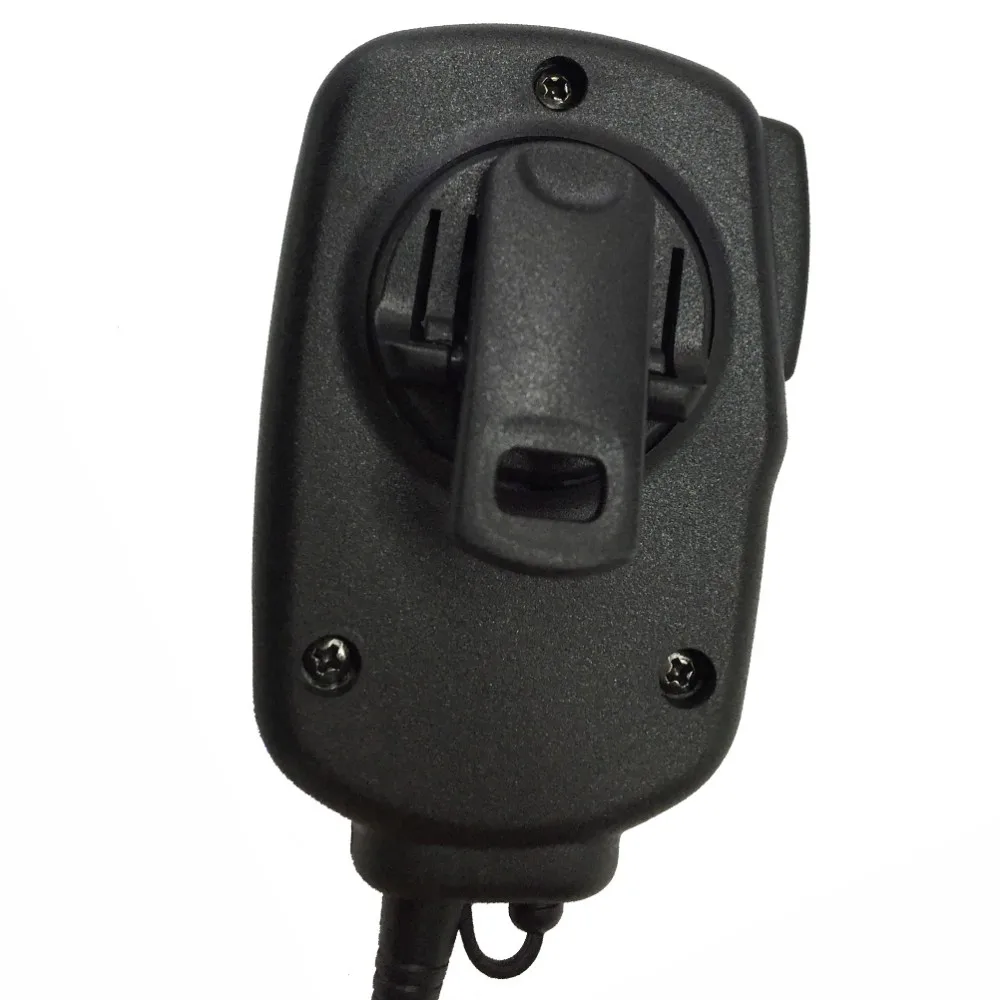 2 PIN Handheld PTT Speaker Mic Microphone For ICOM V8 F21 F11 V82 V85 F26 Radios 8mm With 3.5mm Earphone Plug (4)