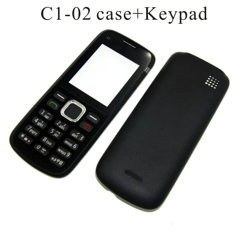 ДЛЯ Nokia 112 c1-02i rm1133 1134 106 107 105 Корпус Передняя Лицевая панель рамка чехол+ задняя крышка/крышка батарейного отсека+ клавиатура