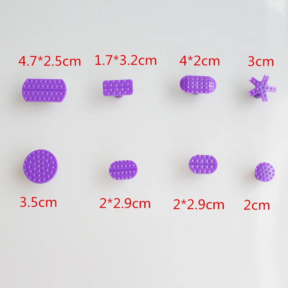 

PDR Pulling Tabs 8pcs PDR Glue Tabs Painless Dent Repair Tools PDR Tabs Hand Tools for Car Body Dent Remover PDR Tool Kit A065