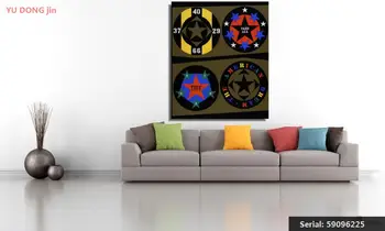

Popular art Letter Modern oil Painting Drawing art Spray Unframed Canvas wax action handmade picture hologram wax iron59096225