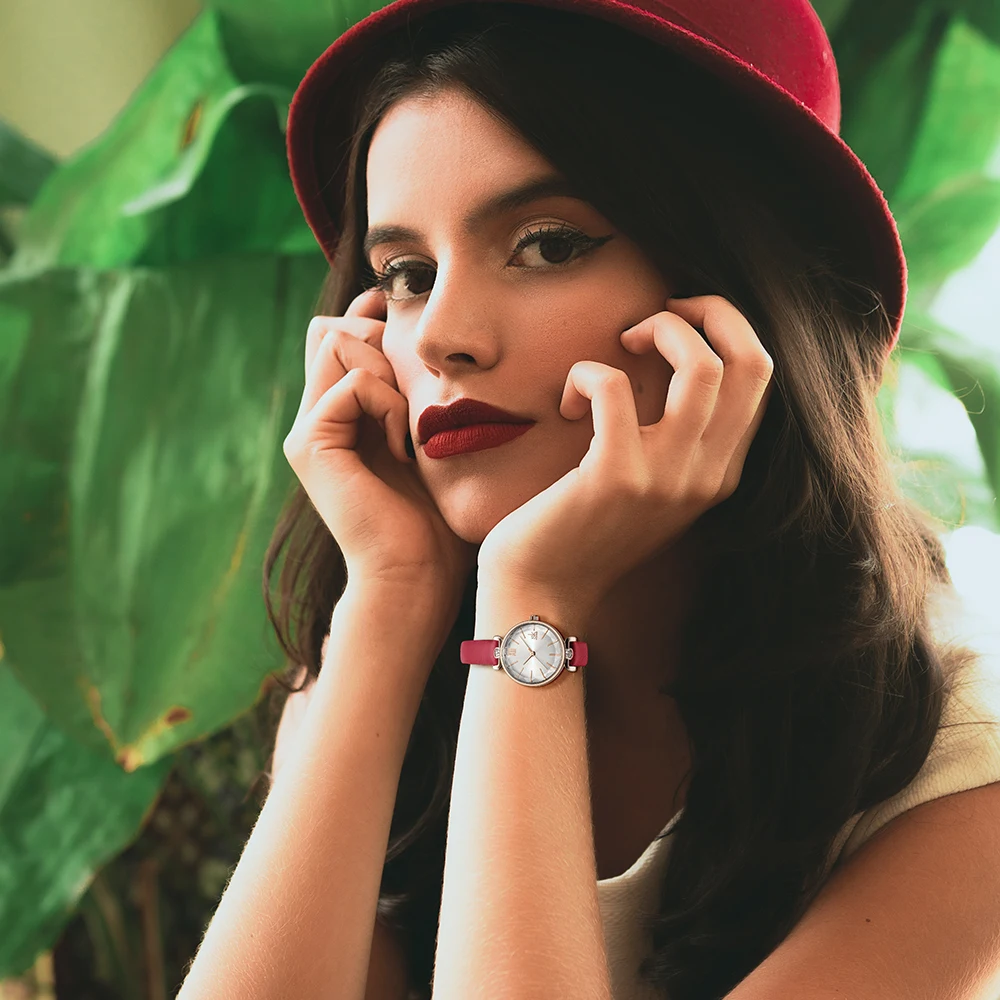 Najtaniej Shengke zegarki kwarcowe Relogio Feminino zegarek damski ze skórzanym paskiem kwarcowy klasyczny Casual zegarki analogowe kobiety prosty zegarek prezent