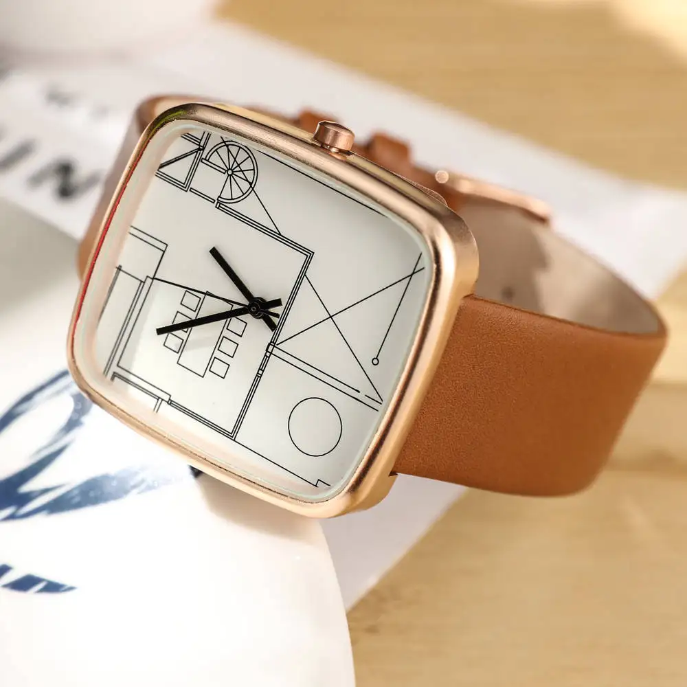 

Unique Minimalist Square Ladies Wrist Watches Women Fashion Dress Quartz Wristwatch Sports Reloj Mujer Relogio Feminino