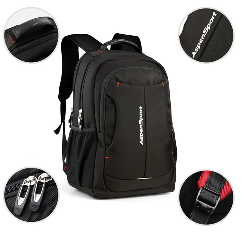 AspenSport 2018 HOT New Brand Cool Urban Backpack Men Women Light Slim Minimalist Fashion Women Bac