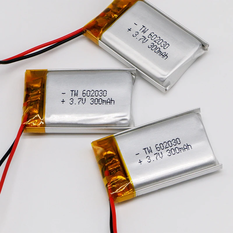 3 шт./лот литий полимерная аккумуляторная батарея 7 V 602030 300mah lipo батареи bluetooth