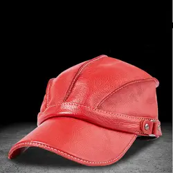 Из натуральной яловой кожи кепки s Мода BaseballHats роскошный дизайн регулируемый кепки для женщин шляпа от солнца MZ17