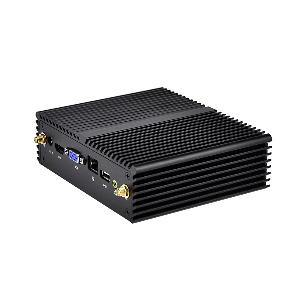 Мини ПК Kansung X86 Celeron J1900 четырехъядерный 2 ГГц Linux Безвентиляторный брандмауэр