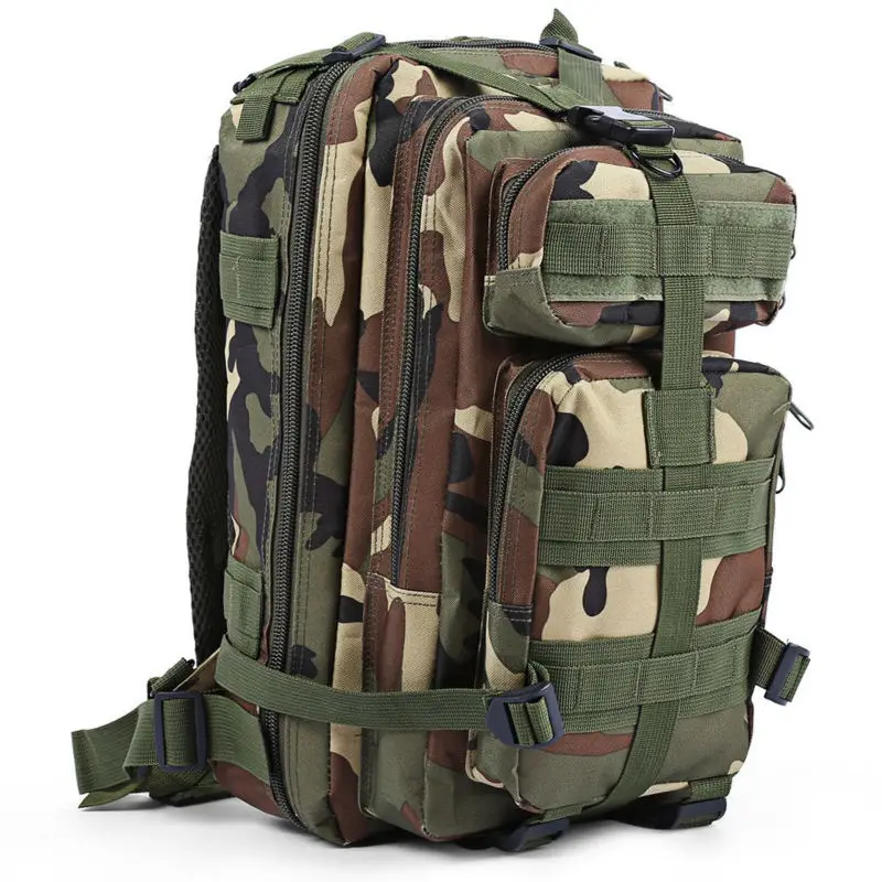 3P тактический рюкзак военный рюкзак Оксфорд спортивная сумка 30л для кемпинга сумки для скалолазания Путешествия Туризм Сумки для рыбалки - Цвет: JUNGLE CAMOUFLAGE