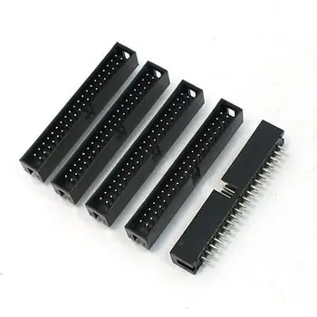 

Dual Rows 2.54mm Pitch 40Pins Straight IDC Pin Headers 5 Pcs DC3-40 20pcs