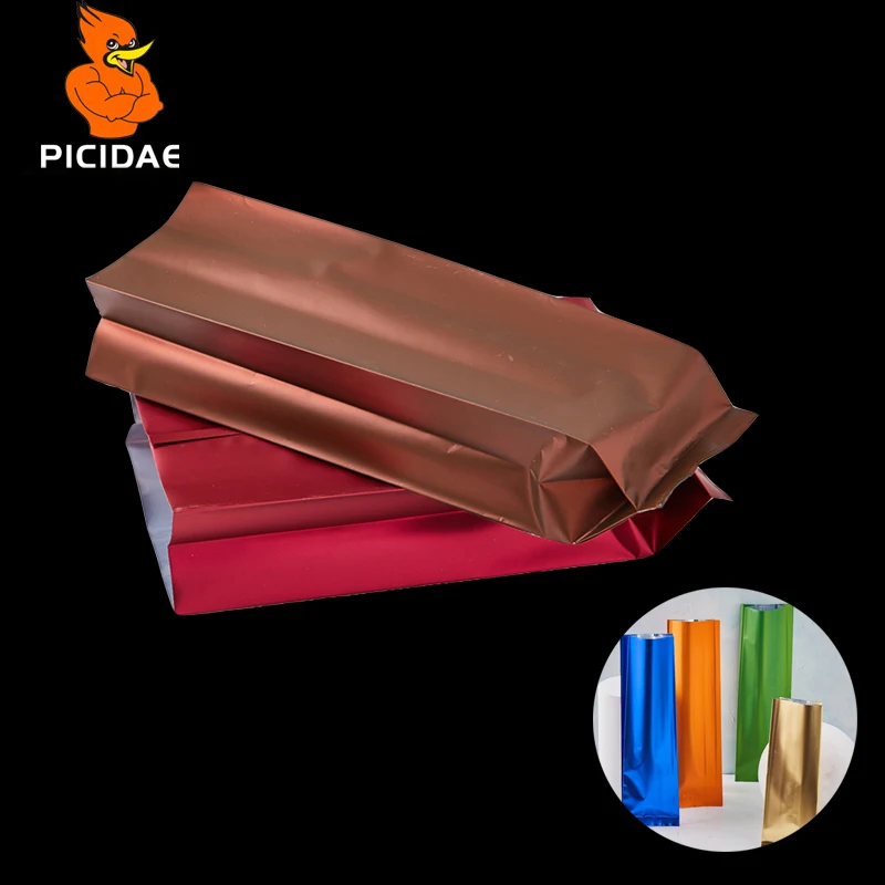 

Color Dumb Matte Organ Heat Seal Open Storage Packaging Bag Aluminum Foil Food Nuts Tea Granule Snack Biscuit Cake Candy Coffee