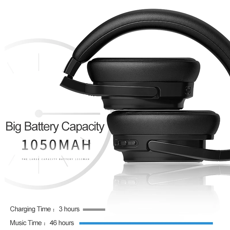 AWEI A950BL ANC Bluetooth 5 0 наушники с шумоподавлением Глубокий бас HiFi Водонепроницаемая