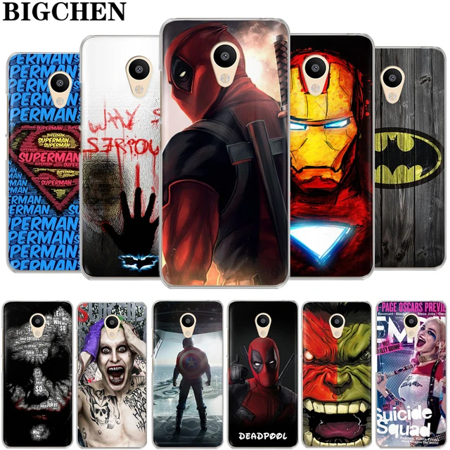 Special Price Suicide Squad The Avengers Soft TPU Silicone Cover For Meizu M5 Note Case for Meizu M5s U10 U20 Pro 6 M5C M3S M3 Note M6 Mini