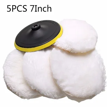 

\\\\\\\\tWool Buffing Pad 7inch Detailing Polishing Polisher Furniture MarblePolishing