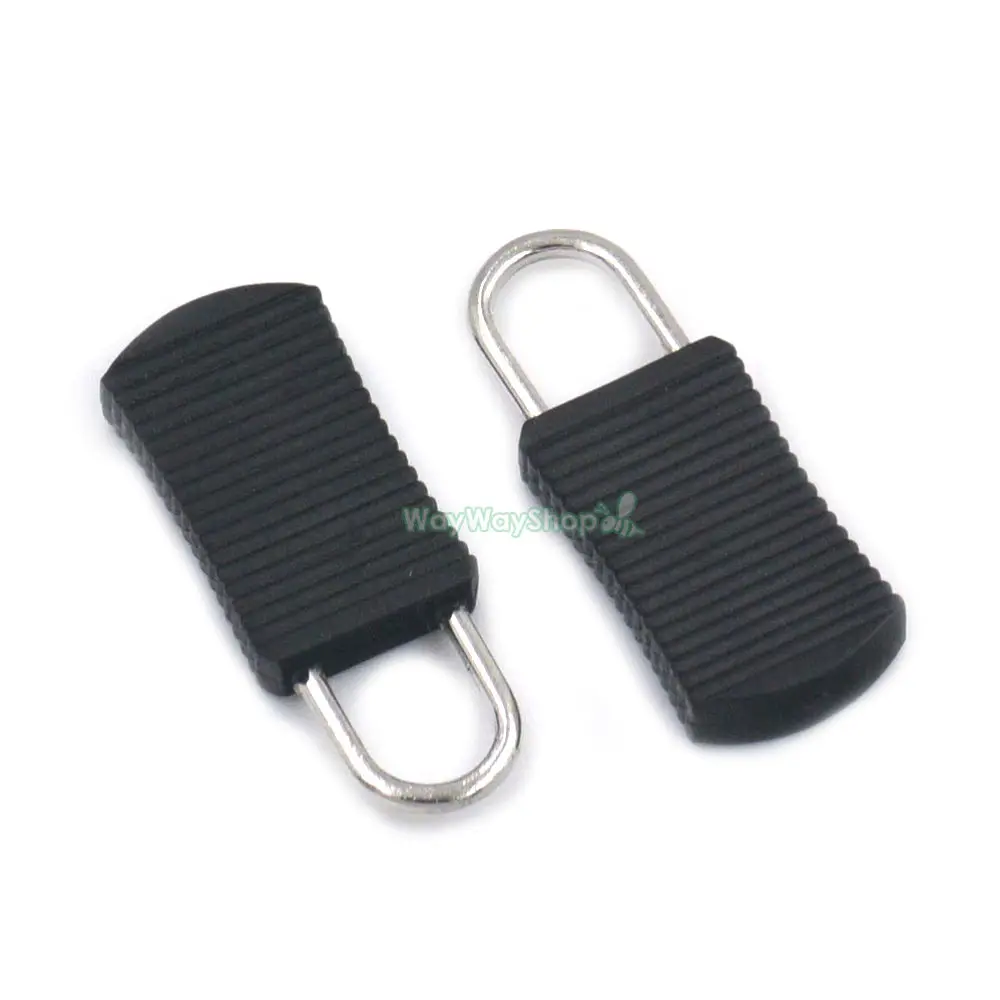 25 Pcs #5 Zipper Fixer Repair Pull Tab Instant Replacement Molded Slider For Bag Jacket DIY