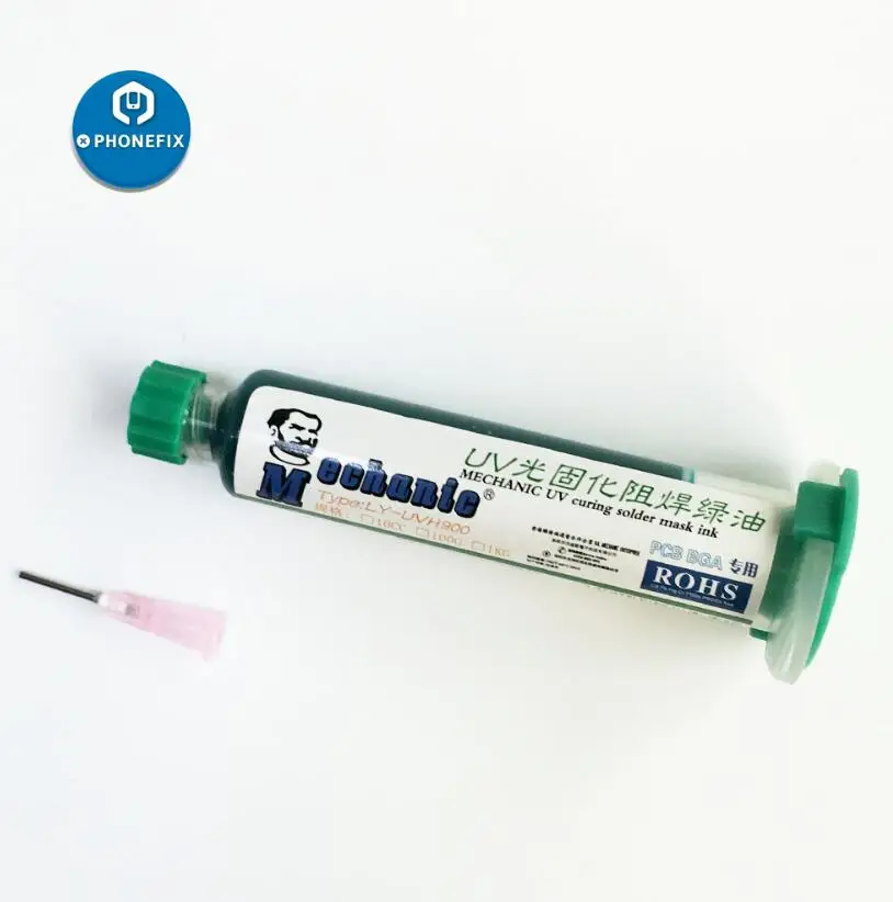 soldering flux paste for electronics Mechanic 10ml Green UV Solder Paste Flux BGA Soldering Mask PCB Paint Prevent corrosive arcing PCB UV Photosensitive Inks hard hat welding hood Welding & Soldering Supplies