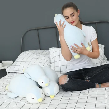 

Creative cartoon pillows and travel pillow lovely penguin birthday gift Plush toy doll pillows sleep and travel neck pillow