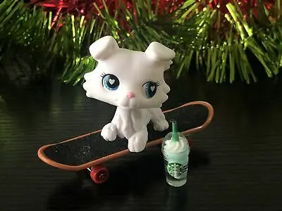 Pet Shop колли собака с сердцевидными глазами щенок игрушка очень редкие Littlest