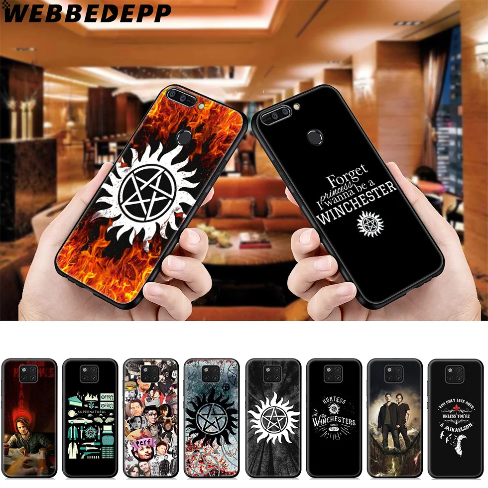 WEBBEDEPP супернатуральный мягкий чехол для Huawei Mate Honor 20 6A 7A 7C 7X 8 9 9X 10 View Lite Pro 30 |